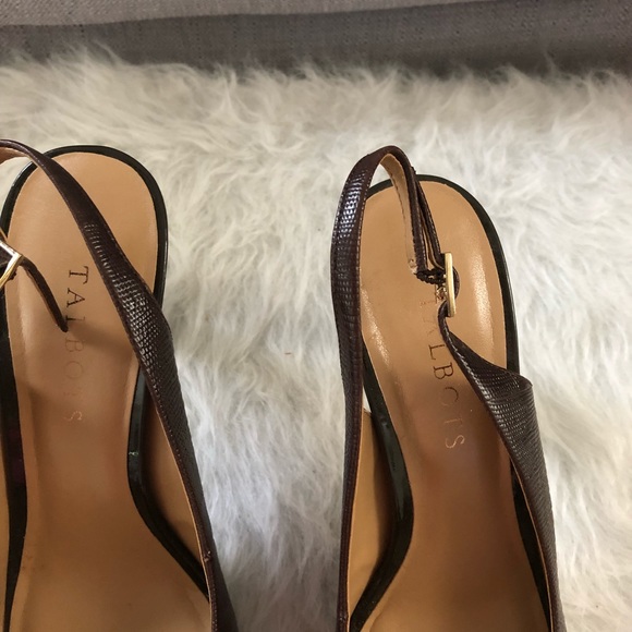 Talbots sling back Sz 8 - Picture 4 of 8